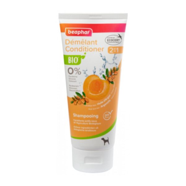 Beaphar ərikli şampunu it və it balası üçün bio 2in1.