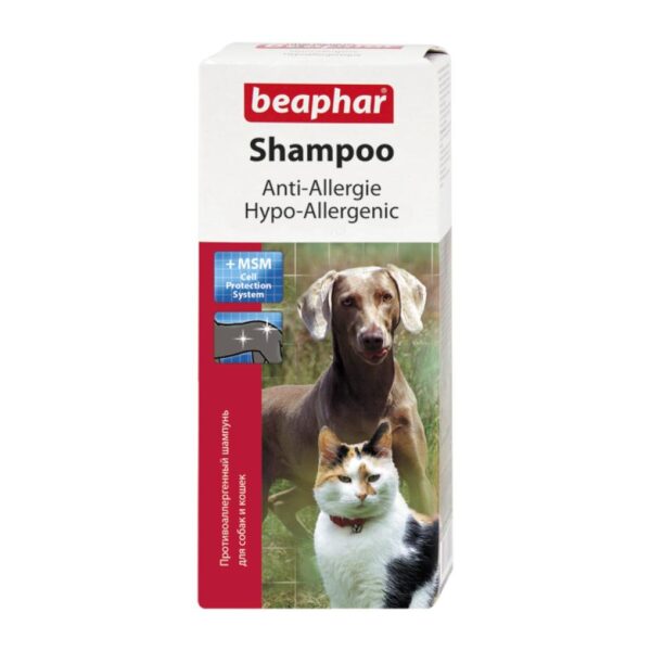 Beaphar pişik və köpəklər üçün Anti-Allergik şampun.