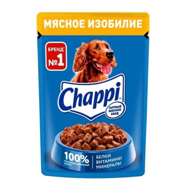 Chappi qarışıq mal əti ilə, (yetkin itlər üçün) 85g