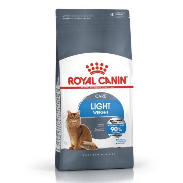 Royal Canin Light Weight Care - artıq çəkinin qarşısının alınması üçün yetkin pişiklər üçün quru yem (çəki ilə)