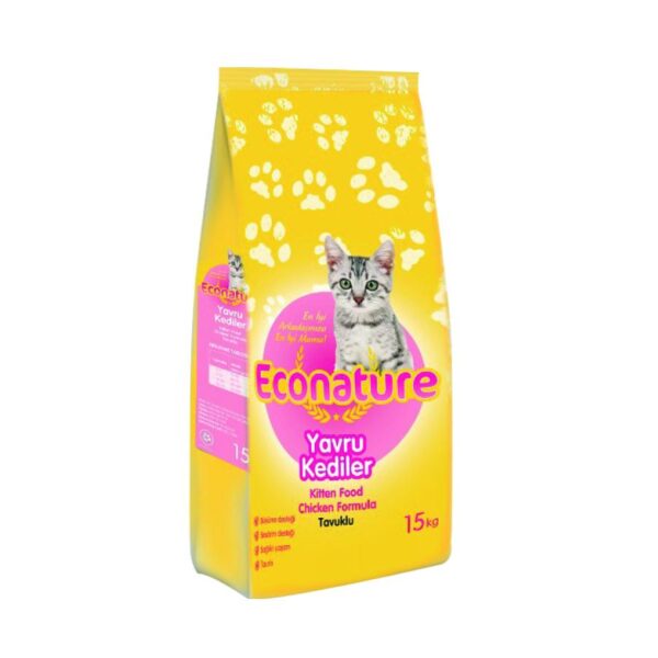 Econature Bala Pişik Üçün Quru Yem, Toyuq Əti Ilə
