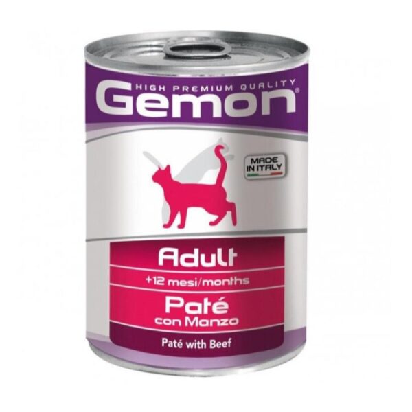 Gemon Cat Mal əti parçaları  ilə konservləşdirilmiş yem 415 q