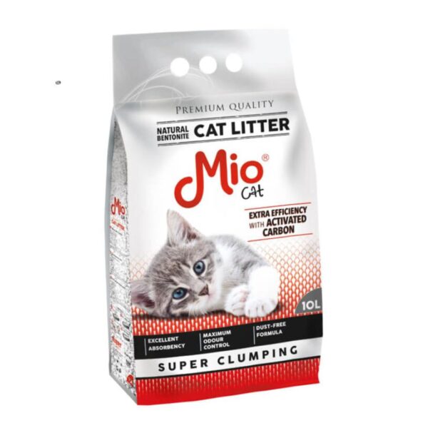 Doldurucu Mio Pişiklər üçün Active Carbon 10l.