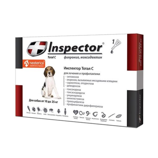Damcı itlər üçün Inspector Total C 10-25 kq, 1 əd