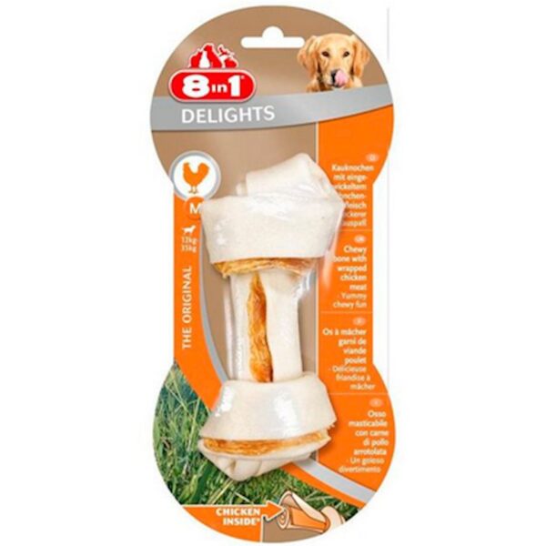 Toyuq ətli sümük 8in1 Delights 14 sm, 1 ədəd